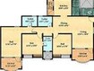 Clover Crest 3 BHK Layout