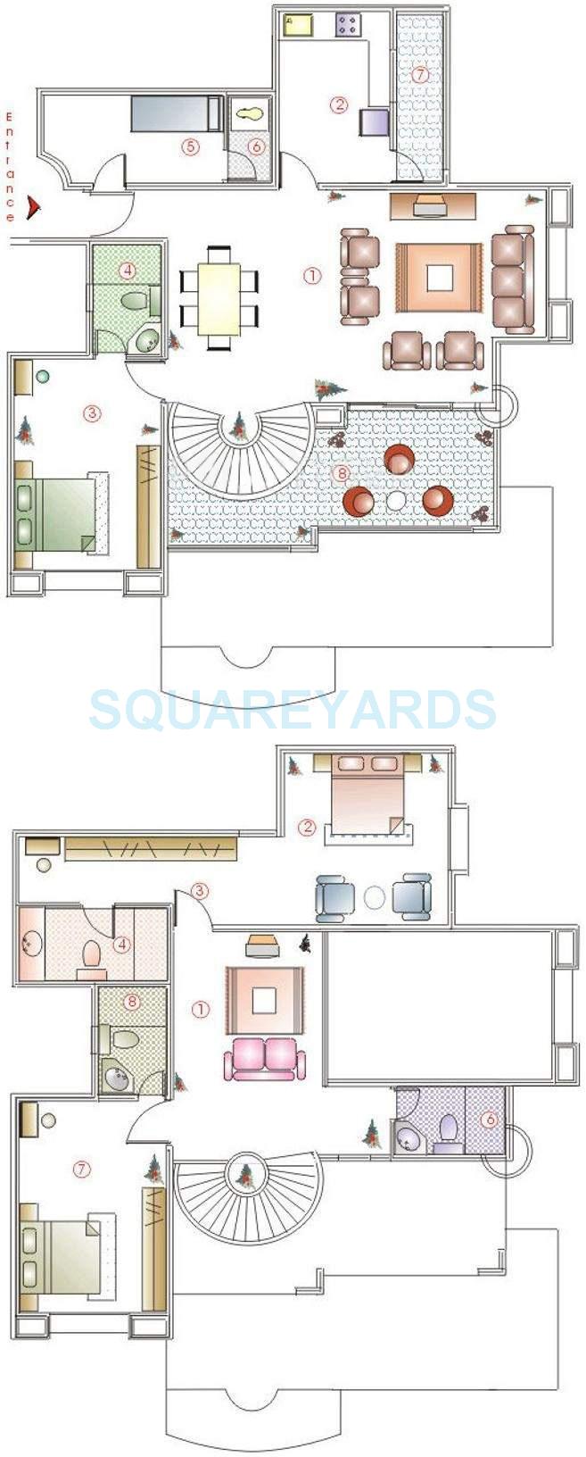 Other, clover-highlands 3 Bedroom 2530 Sq.Ft. Apartment In Kondhwa Pune 9199042
