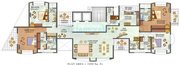  4 BHK Apartment at Clover Olympus, Sopan Baug – for Sale