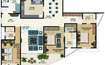 Clover Palisades 3 BHK Layout