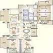 DB Realty Orchid Golf View 3 BHK Layout