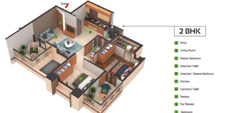 delta shree residency apartment 2 bhk 527sqft 20240811120856