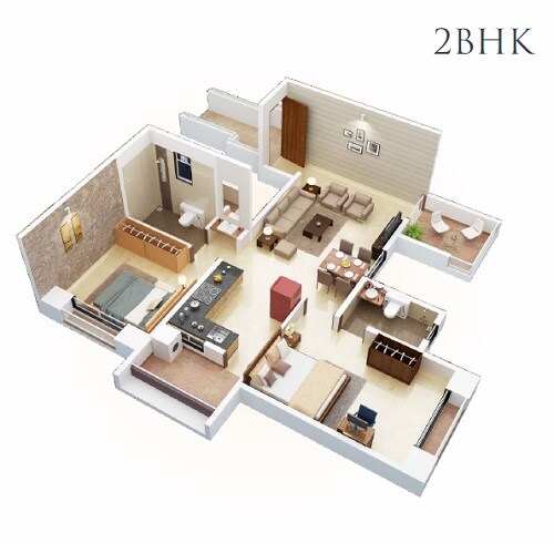 Other, dmk-stella 2 Bedroom 700 Sq.Ft. Apartment In Moshi Pune 7551617
