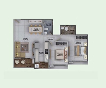  2 BHK Apartment at Dosti Greenscape, Hadapsar – for Sale