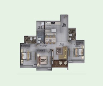  3 BHK Apartment at Dosti Greenscape, Hadapsar – for Sale