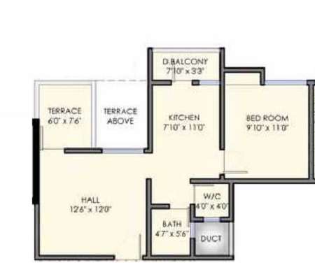 dreams ragini apartment 1 bhk 416sqft 20212524102505
