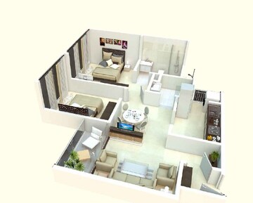  2 BHK Apartment at Duville Riverdale Heights, Kharadi – for Rent