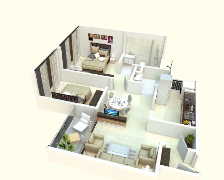Other, duville-riverdale-heights 2 Bedroom 768 Sq.Ft. Apartment In Kharadi Pune 8666529
