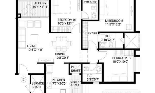 duville riverdale heights apartment 3 bhk 1061sqft 20222819162849