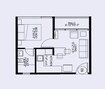 Duville Riverdale Suites 1 BHK Layout