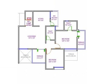  2 BHK Apartment at Dynamic Grandeur, Undri – for Rent