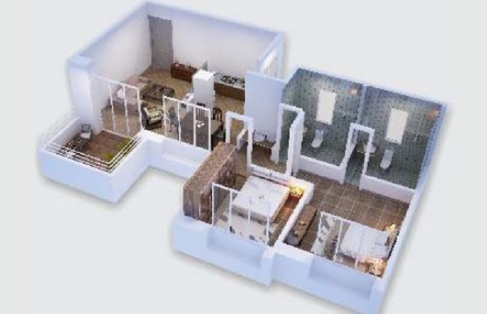 Dynasty 2 BHK Layout