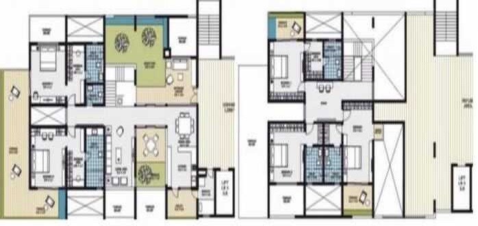 5 BHK 2462 Sq. Ft. Apartment