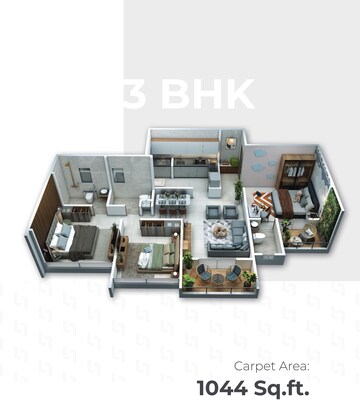 3 BHK Apartment at Empyrean Leela, Kharadi – for Sale