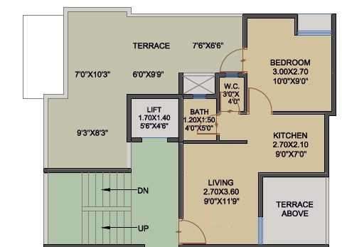 espree reverie phase 2 apartment 1 bhk 441sqft 20210810110826