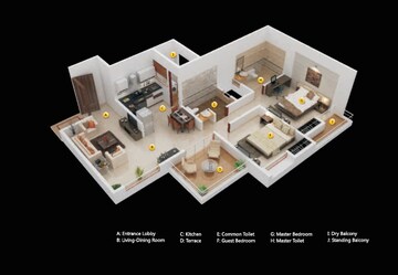  2 BHK Apartment at Gagan Micasaa, Wagholi – for Sale