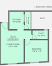 Gaikwad Vaidehi Saaket 1 BHK Layout