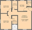 Gaikwad Vaidehi Saaket 2 BHK Layout