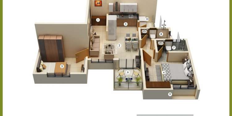 ganga fernhill apartment 1 bhk 495sqft 20200501180537