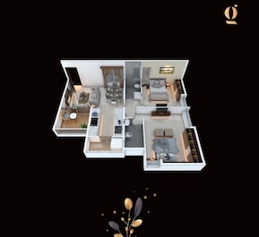 2 BHK 750 Sq. Ft. Apartment in Gangotree Aabha