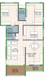 Gangotree Kshitij 23 3 BHK Layout