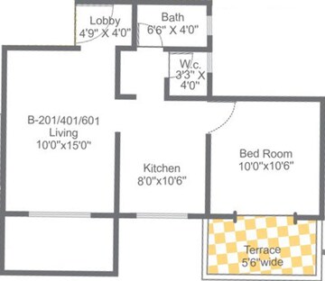  1 BHK Apartment at Garve Golden Treasures, Jambhe – for Rent