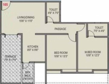  2 BHK Apartment at Geeta Gold Fusion, Kharadi – for Rent