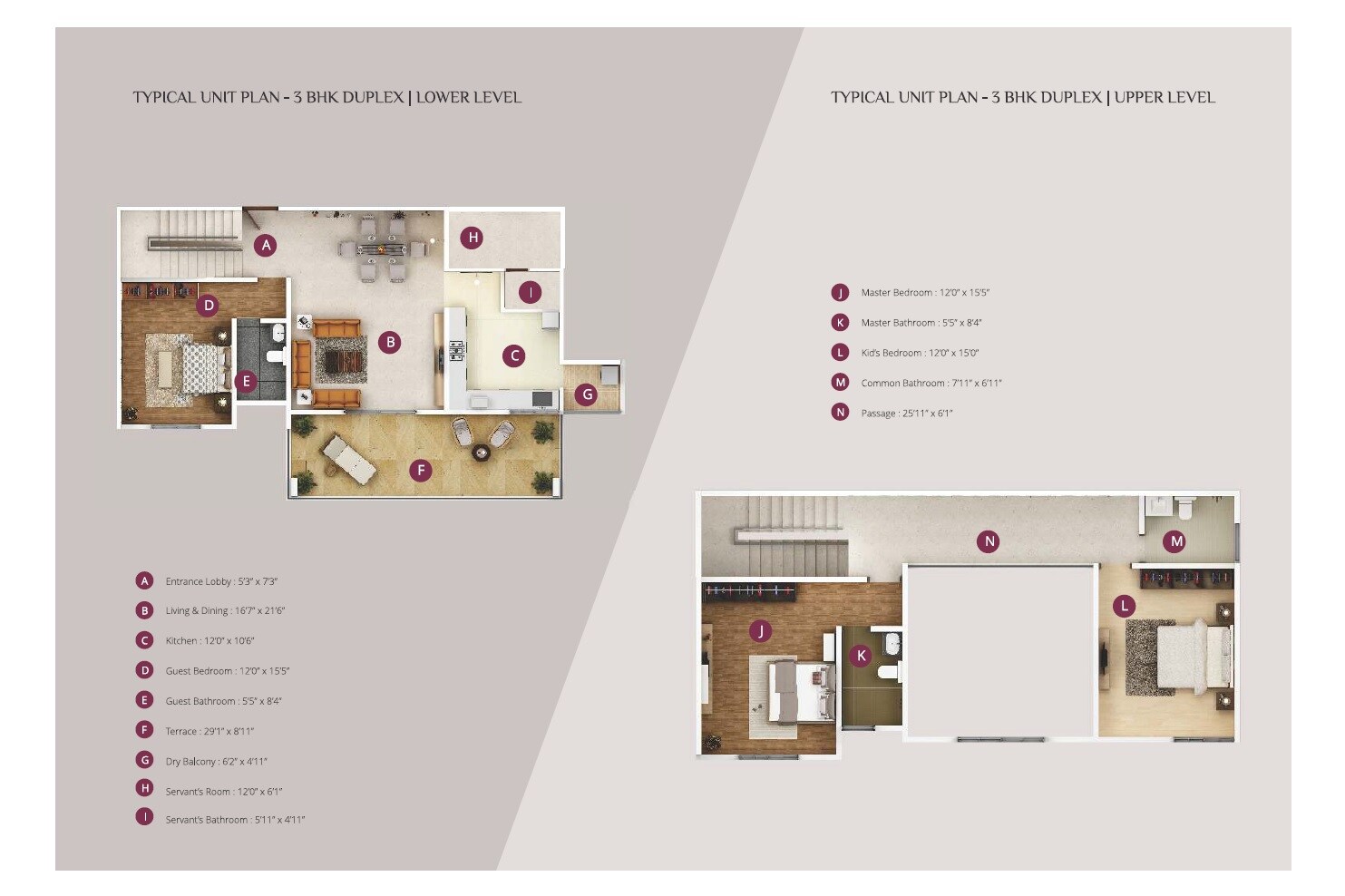 3 BHK 1739 Sq. Ft. Apartment