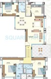 Gera Regent Manor 3 BHK Layout