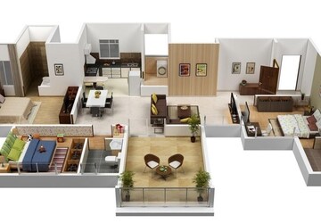 3 BHK Apartment at Gera Song Of Joy, Kharadi – for Rent