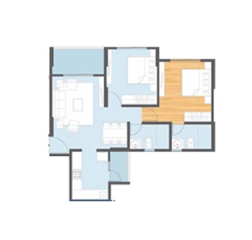  2 BHK Apartment at Chaphalkar Elina Lite, Mohammadwadi – for Rent