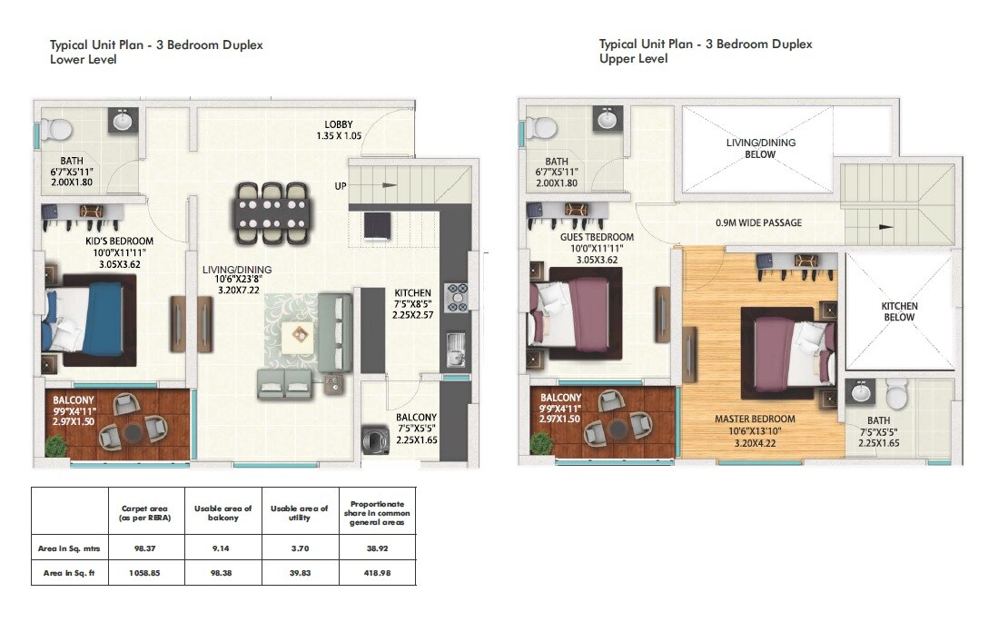 Other, gera-world-of-joy 3 Bedroom 1300 Sq.Ft. Apartment In Kharadi Pune 9390327