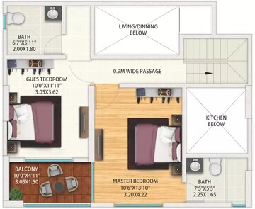  3 BHK Apartment at Geras World of Joy S, Kharadi – for Sale