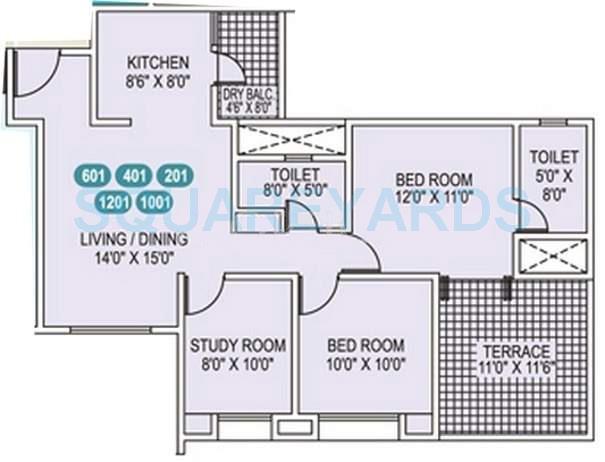 2 BHK Apartment at Gini Bellina, Lohgaon – for Sale