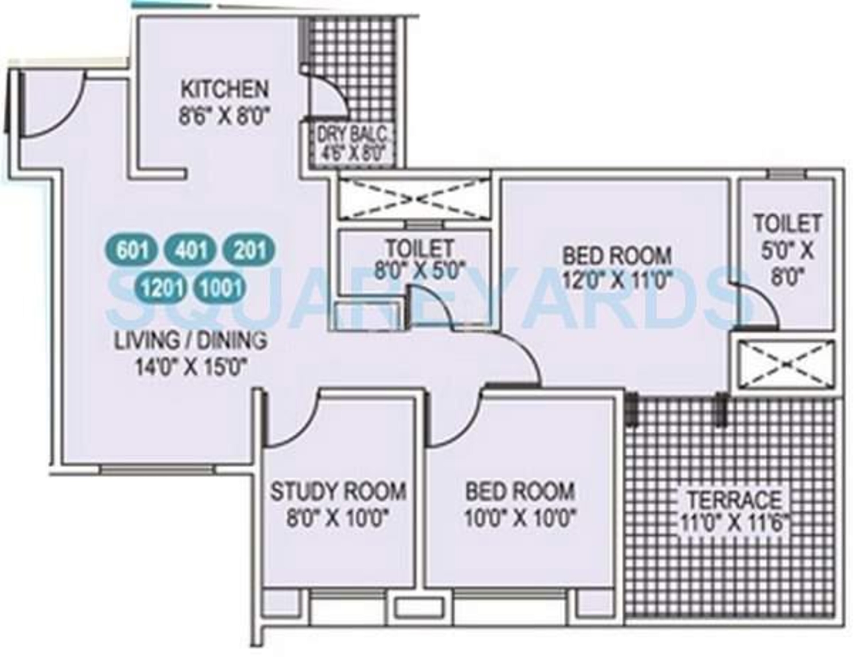 gini bellina apartment 2bhk 1065sqft 10469
