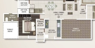  3 BHK Apartment at Gini Viviana, Balewadi – for Rent
