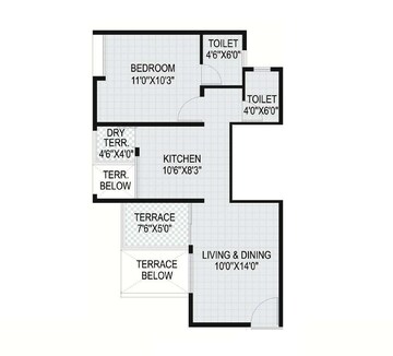  1 BHK Apartment at GK Arise, Punawale – for Rent