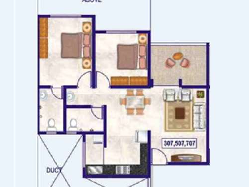 gk peace valley apartment 1 bhk 256sqft 20224218164243