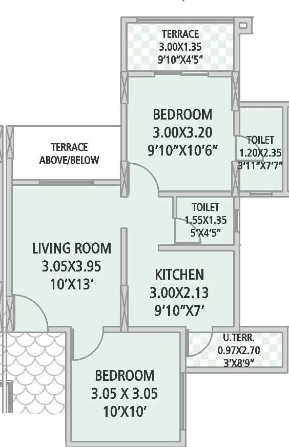 gk silverland residency phase 3 apartment 2bhk 580sqft21