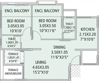 2 BHK Apartment For Rent in GK Silverland Residency Phase 3 Ravet Pune  7818789