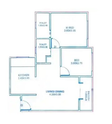  2 BHK Apartment at Global Platinum City Light, Moshi – for Sale