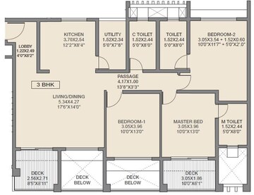  3 BHK Apartment at Godrej 24, Hinjewadi – for Rent