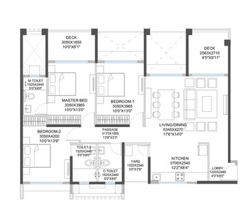  3 BHK Apartment at Godrej 24X7, Hinjewadi – for Rent