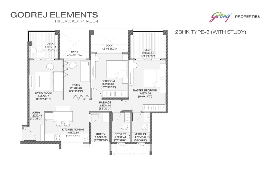 Godrej Elements Floor Plans Hinjewadi, Pune