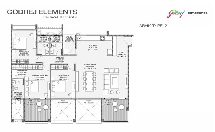 Other, godrej-elements 3 Bedroom 1117 Sq.Ft. Apartment In Hinjewadi Pune 9284424