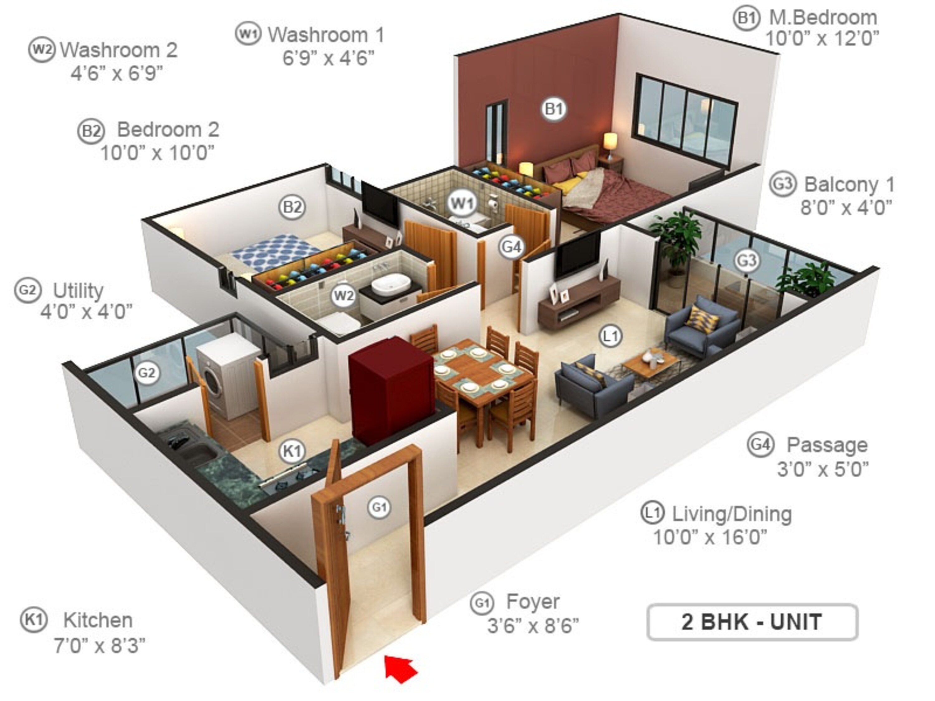 godrej green cove apartment 2 bhk 625sqft 20214924124932