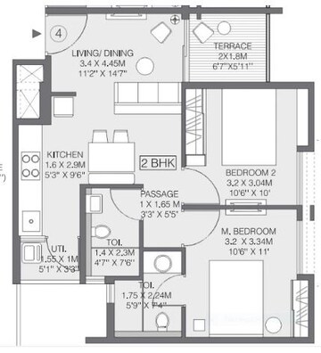  2 BHK Apartment at Godrej Greens, Undri – for Sale