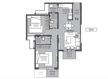  2 BHK Apartment at Godrej Hillside, Mahalunge – for Rent