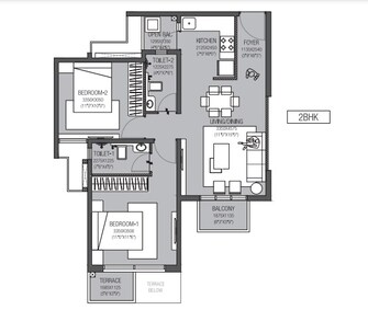 2 BHK Apartment For Resale in Godrej Hillside Mahalunge Pune  7910277