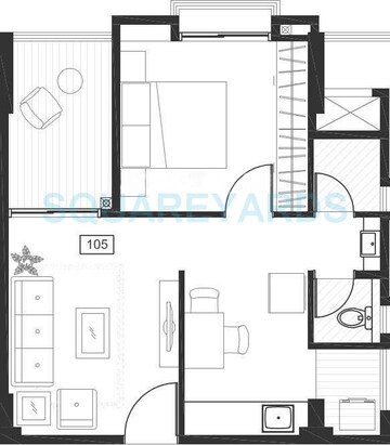  1 BHK Apartment at Godrej Horizon, Mohammadwadi – for Rent